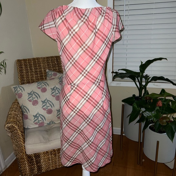 Authentic Vintage Burberry Pink Dress Size 38 / Small - Picture 12 of 13